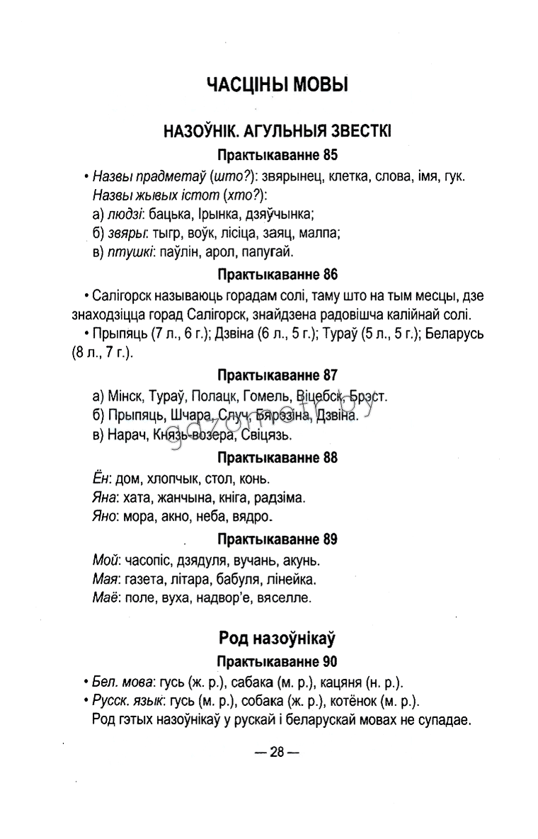 Решебник по Белорусскому языку 5 класс (Валочка) – Решеба